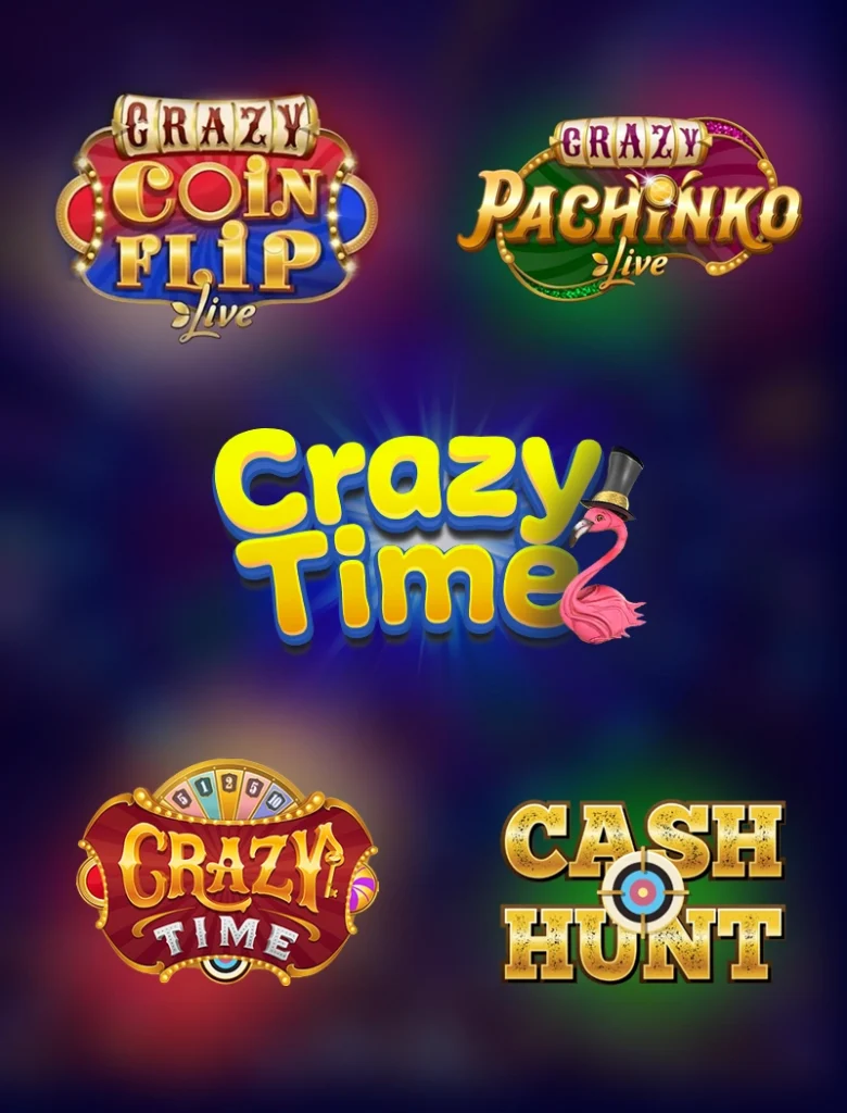 Les différents jeux de Crazy Time